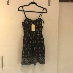Band of Gypsies blk/white sundress. NWT Sz. Med.